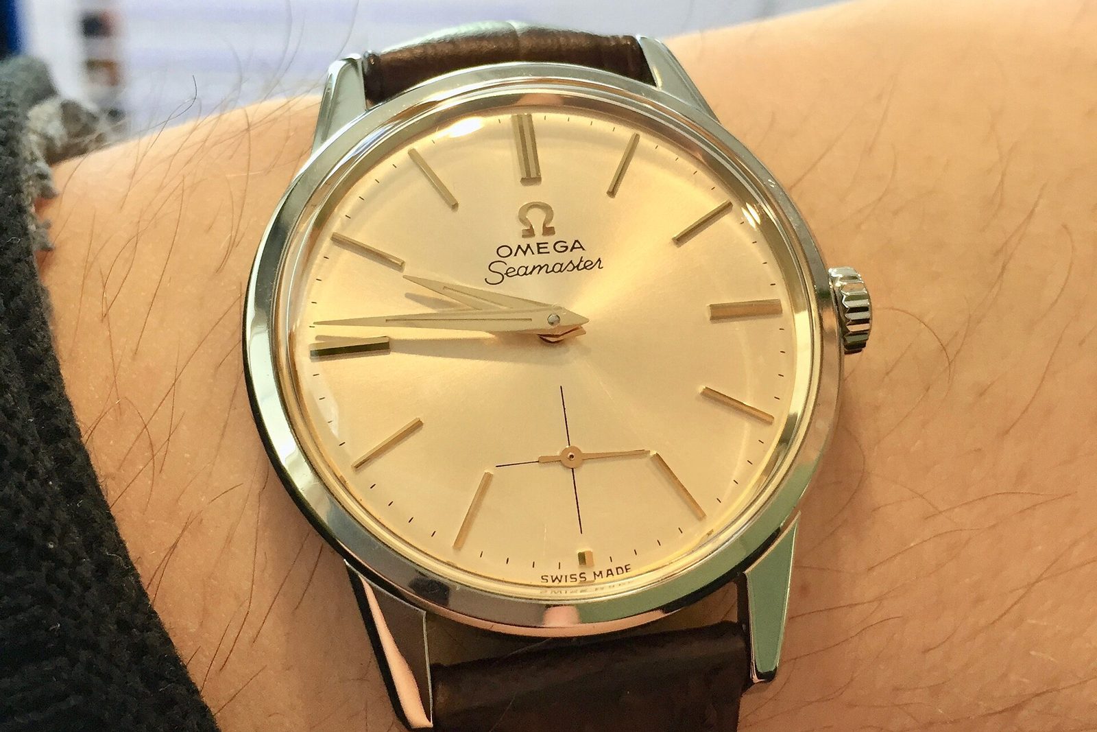 Klassische Omega Seamaster aus der Zeit um 1960